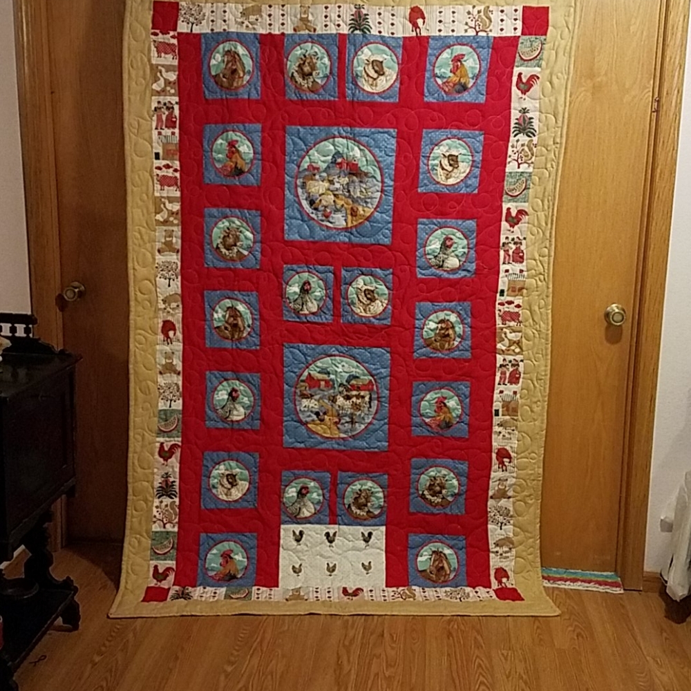 Quilt new handmade